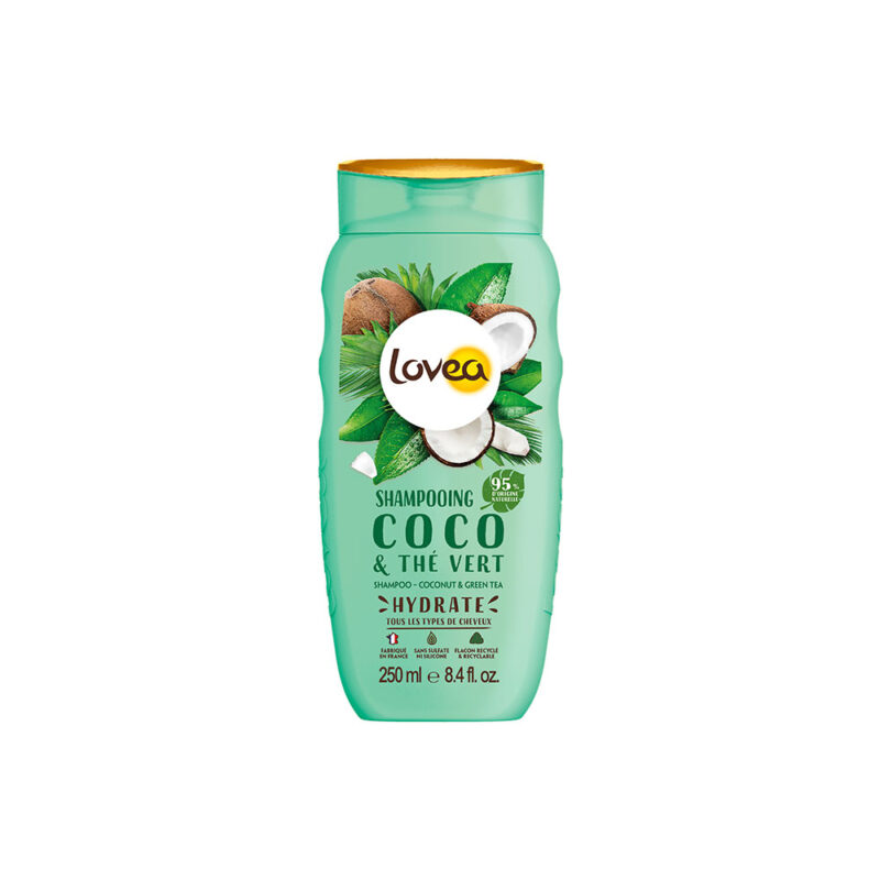 Champú de Coco y Té Verde 250ml